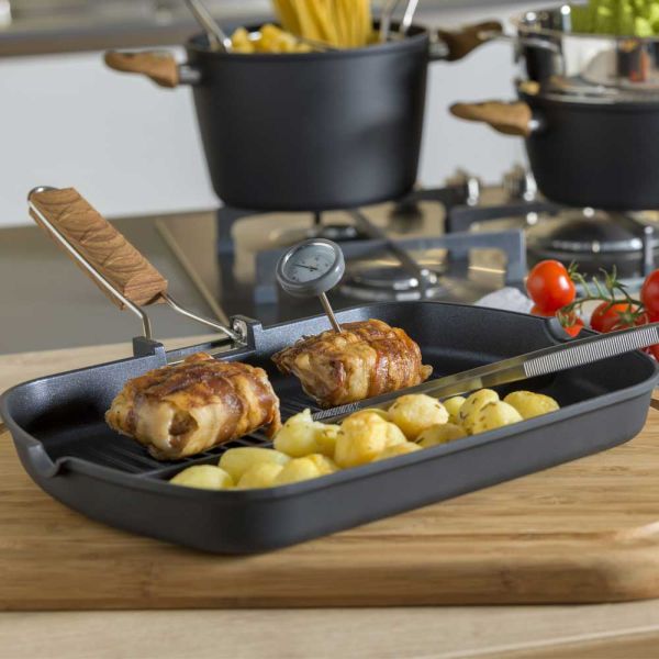 Set Grigliatura Multifunzione 24cm Alluminio - Casa & Stile