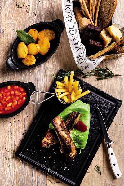 Piatto Bistecca Rettangolare Tognana Vulcania 42x28 cm - Casa & Stile