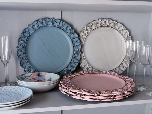 Sottopiatto Lirico 35cm Ottanio - Polipropilene - Casa & Stile