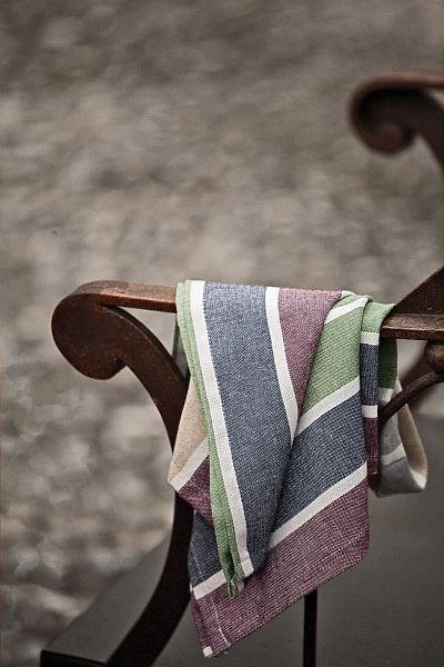 Runner Ginko Tognana 40x120cm - Cotone Riciclato Multicolor Linea Ginko