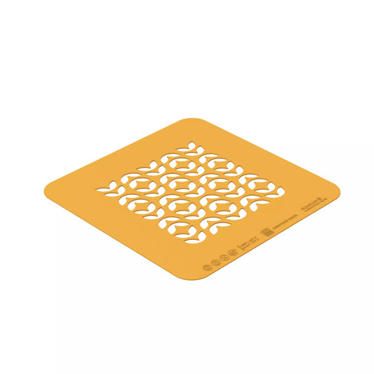 Stencil Foliage Silikomart Professional Set 2 Pezzi Decorazioni 160mm