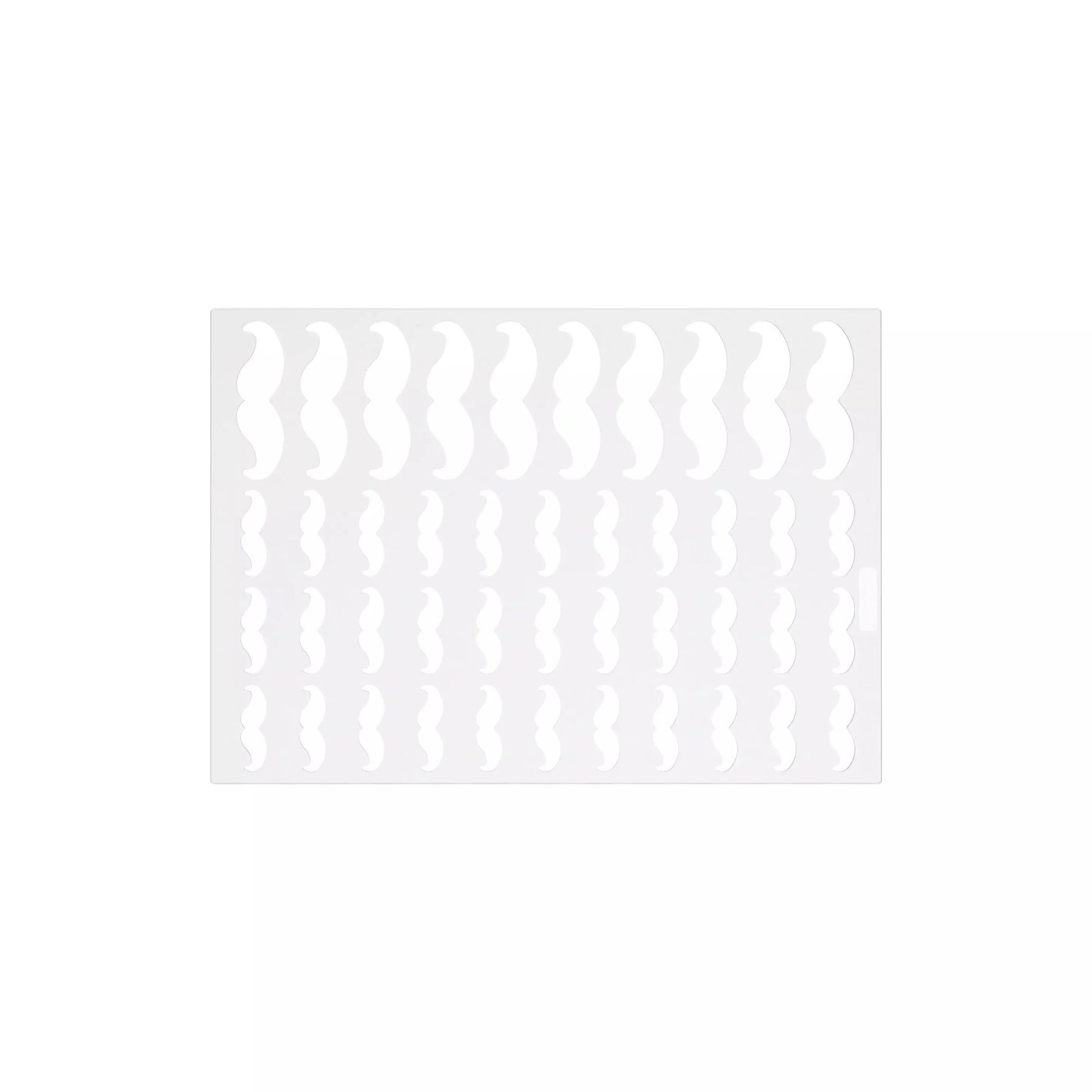 Chablon Mustache Set 2 Stampi Decorazioni Baffi - Casa & Stile