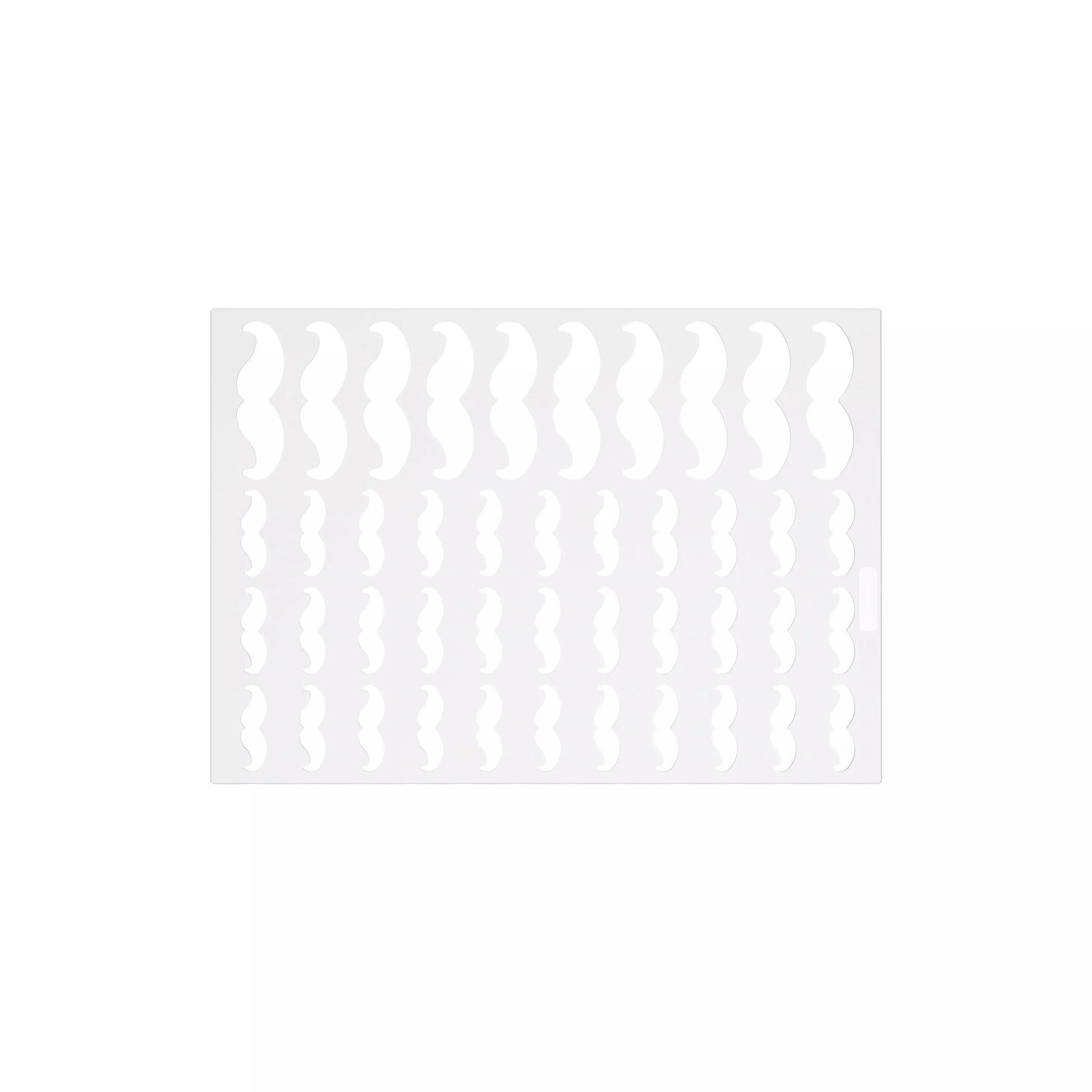 Chablon Mustache Set 2 Stampi Decorazioni Baffi - Casa & Stile