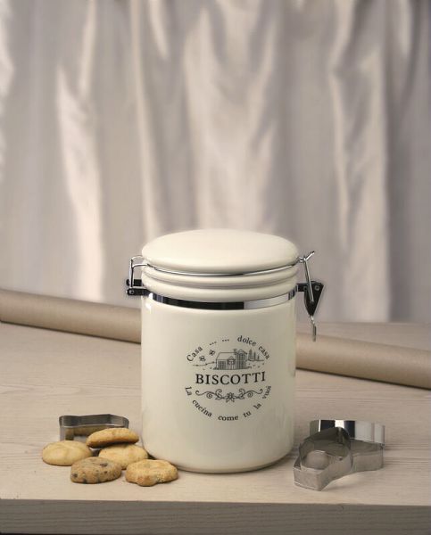 Biscottiera Tognana Dolce Casa 2,7L - Ceramica Bianca La Casa di Campagna