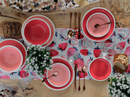 Servizio Piatti 18 Pezzi Tognana Pompei Stoneware - Casa & Stile