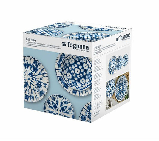 Servizio Piatti 18 Pezzi Tognana Mirage Blu - Casa & Stile