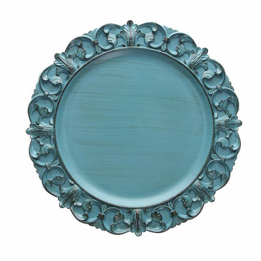 Sottopiatto Lirico 35cm Ottanio - Polipropilene Blu Linea Serving