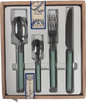 Set Posate 24 pz Domus Design Verde Salvia - Casa & Stile