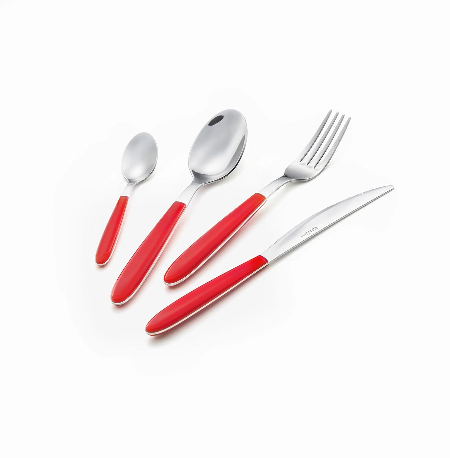 Set Posate 24 pz Eme VERO Rosso - Casa & Stile