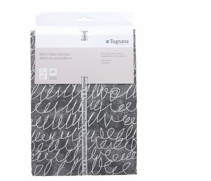 Tovaglia Cotone Grigio 140x140 cm Tognana Ulay - Design Moderno - Casa & Stile