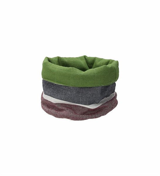 Cestino Pane Ginko Tognana 18cm - Cotone Riciclato Multicolor Linea Ginko