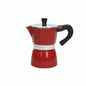 Caffettiera Coffee Star 6 Tazze Tognana Rossa - Alluminio Linea Grancucina Moka Italiana