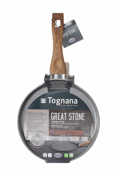 Crepiera Antiaderente 28 cm Tognana Great Stone - Alluminio Forgiato Induzione