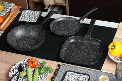 Grill Quadra Antiaderente 28x28 cm Tognana Authentika - Alluminio Forgiato Made in Italy Induzione