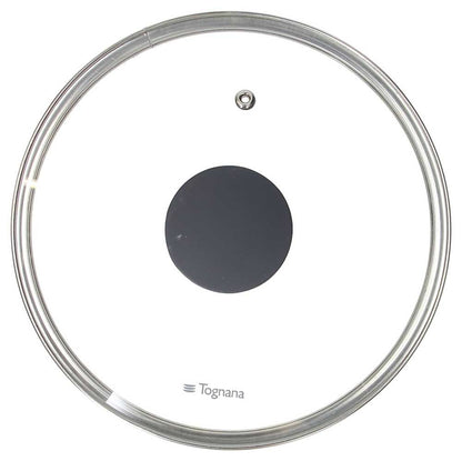 Coperchio in Vetro Trasparente 28 cm Bordo Acciaio Tognana Cooking Circle