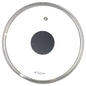 Coperchio in Vetro Trasparente 28 cm Bordo Acciaio Tognana Cooking Circle